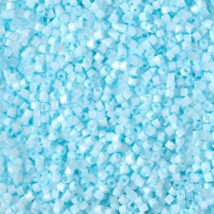 DB1859 - Dyed Frozen Blue Silk Inside